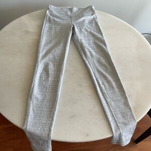 Athleta silver chaturanga leggings
